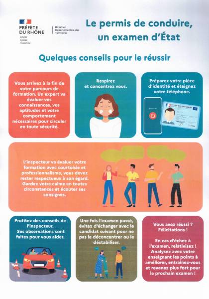 LE PERMIS DE CONDUIRE UN EXAMEN D'ETAT quelques conseils pour le réussir
